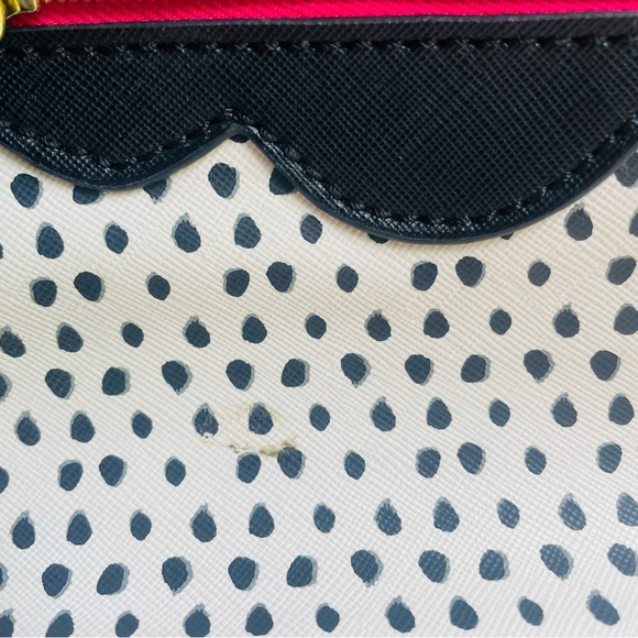 Betsey Johnson White and Black Polka Dot Mini Backpack main image 4